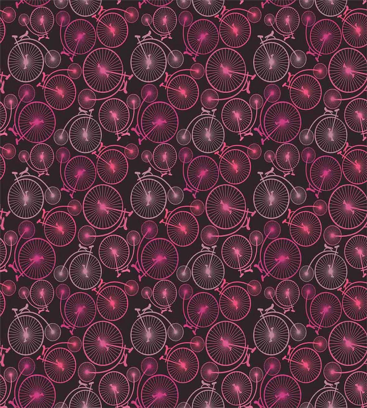 Vintage Bikes in Pink — Pattern
