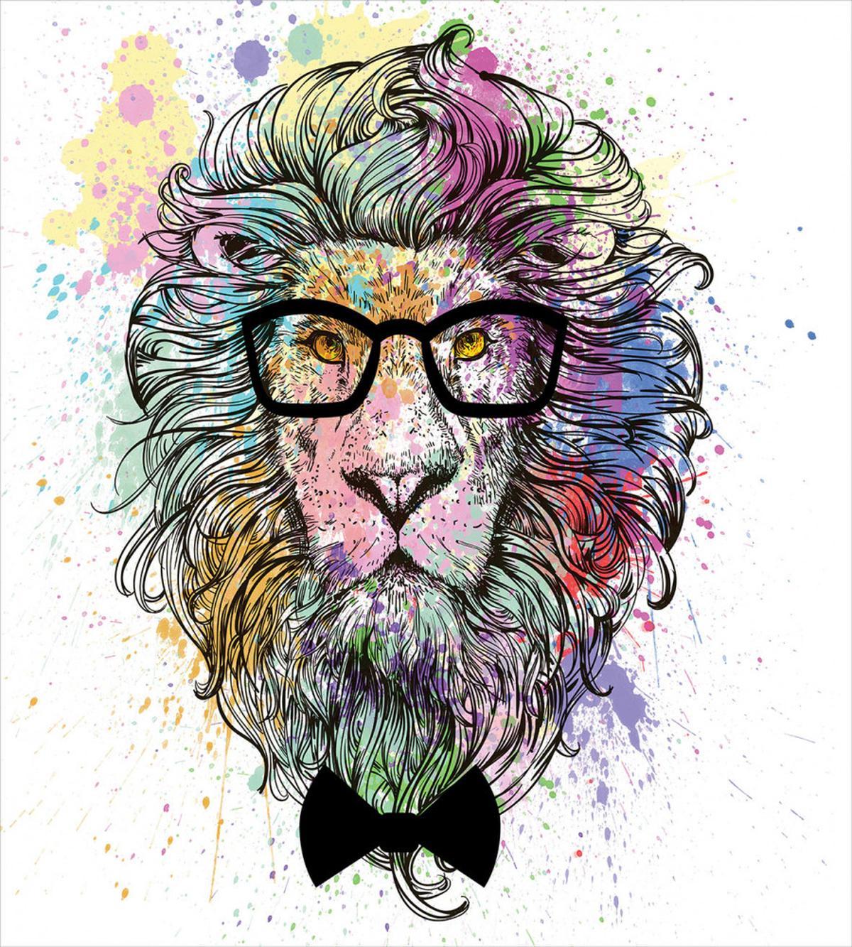 Lion Bow Creative Splashes — Pattern
