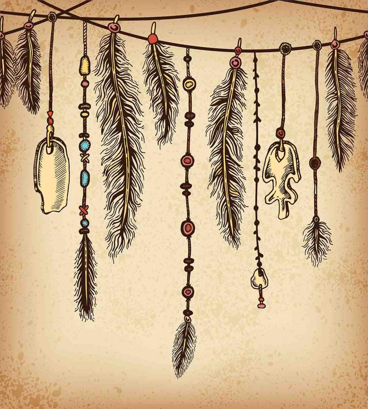 Bohemian Feathers — Pattern