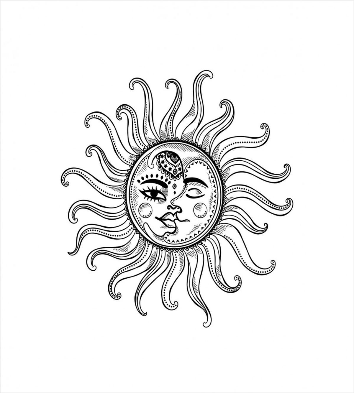 Tribal Star Moons — Pattern