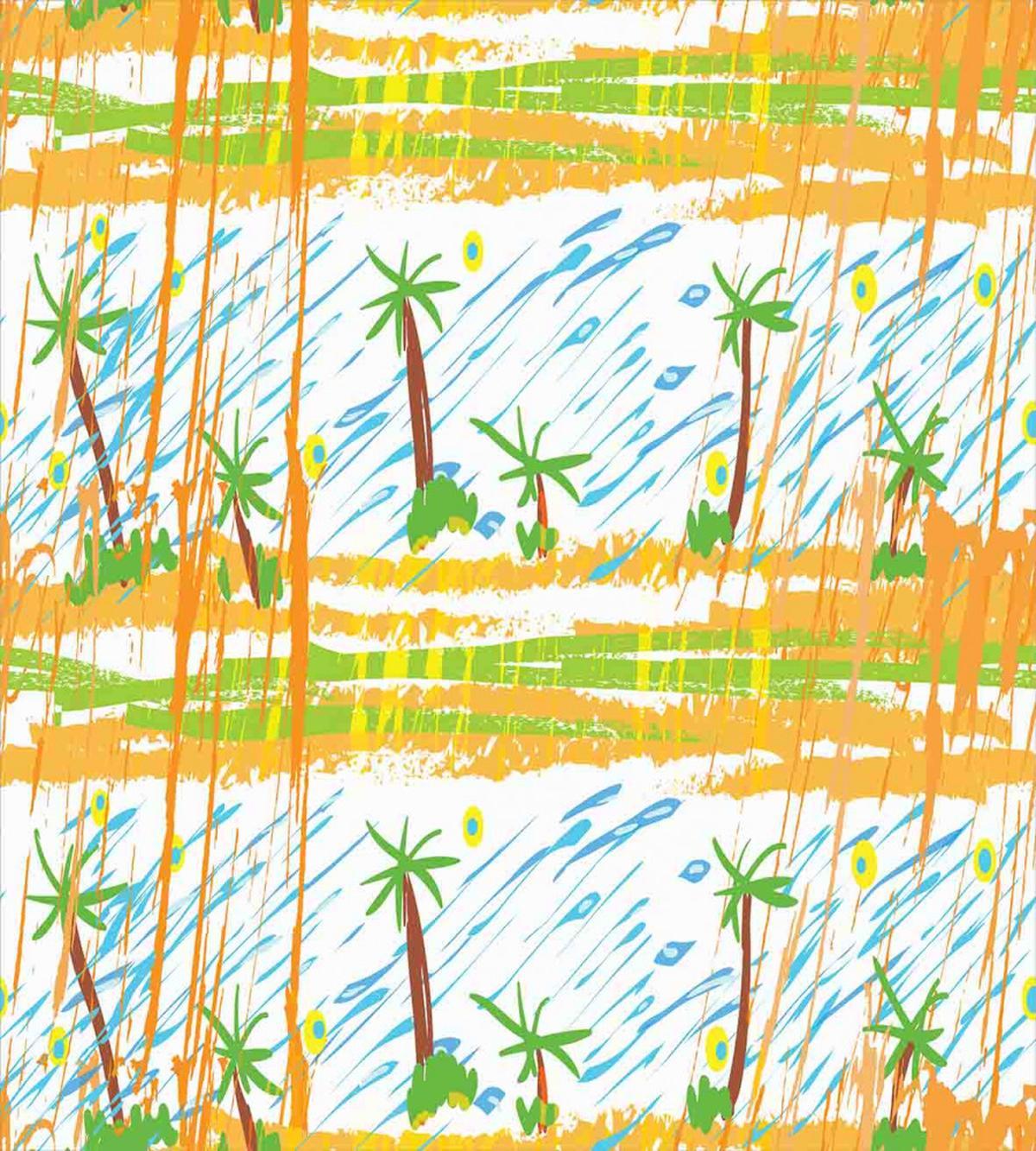 Childish Rainy Forest — Pattern