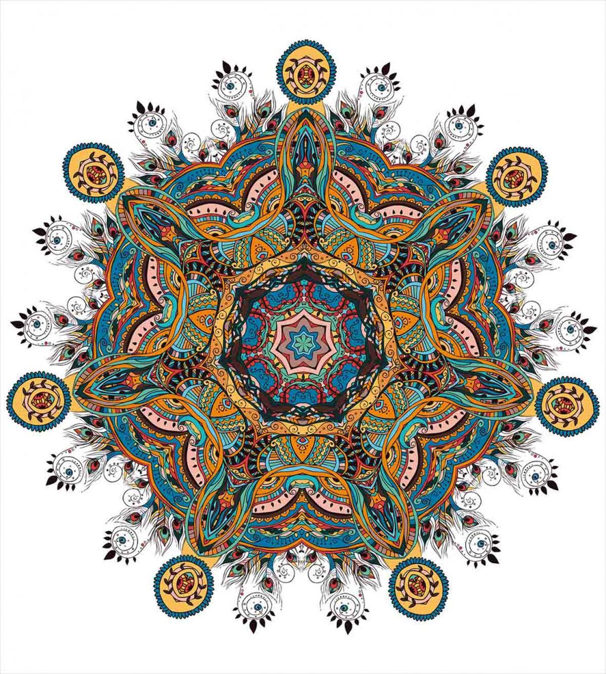 Tribal Paisley Boho Art — Pattern