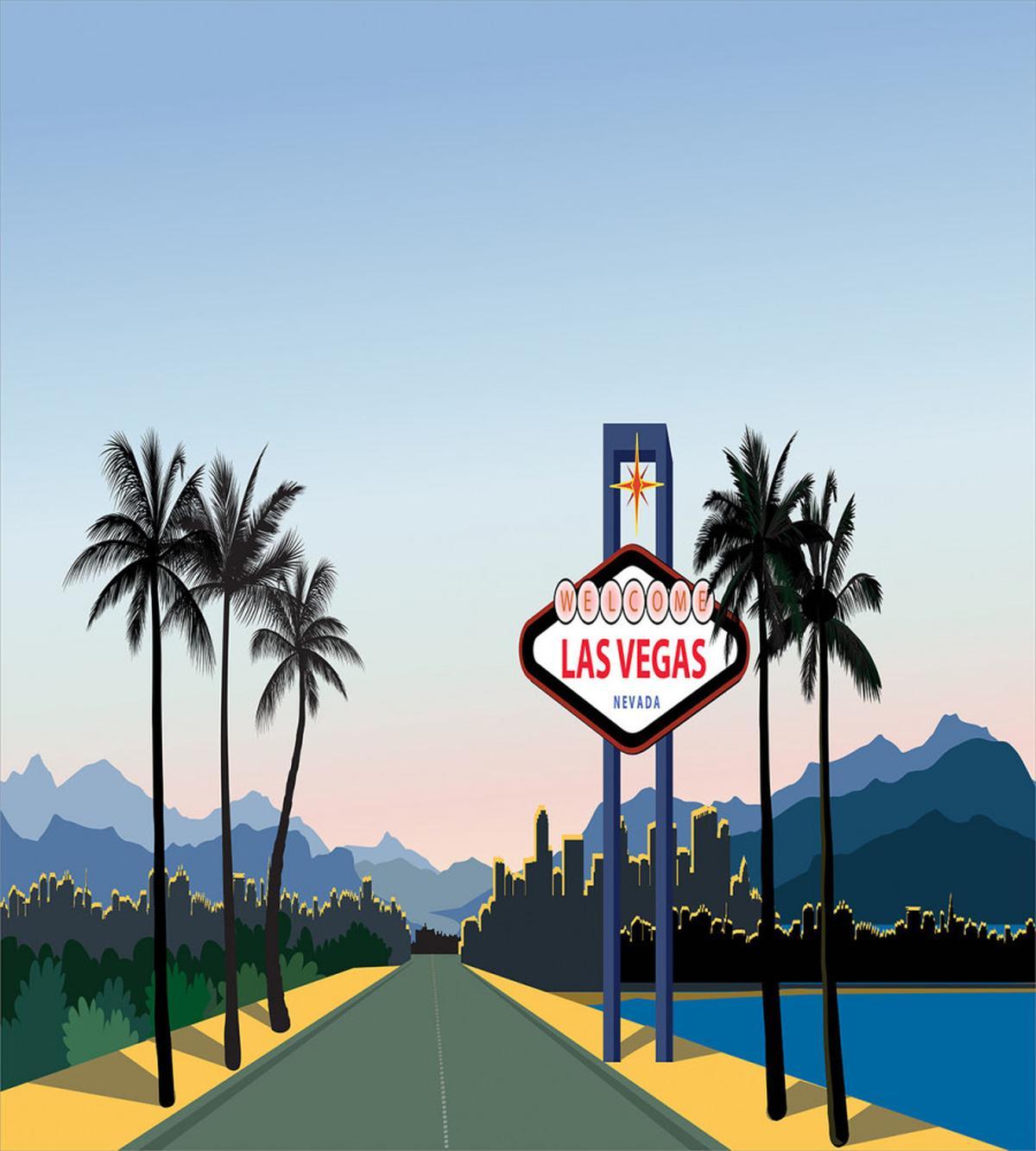 Nevada America in Cartoon — Pattern