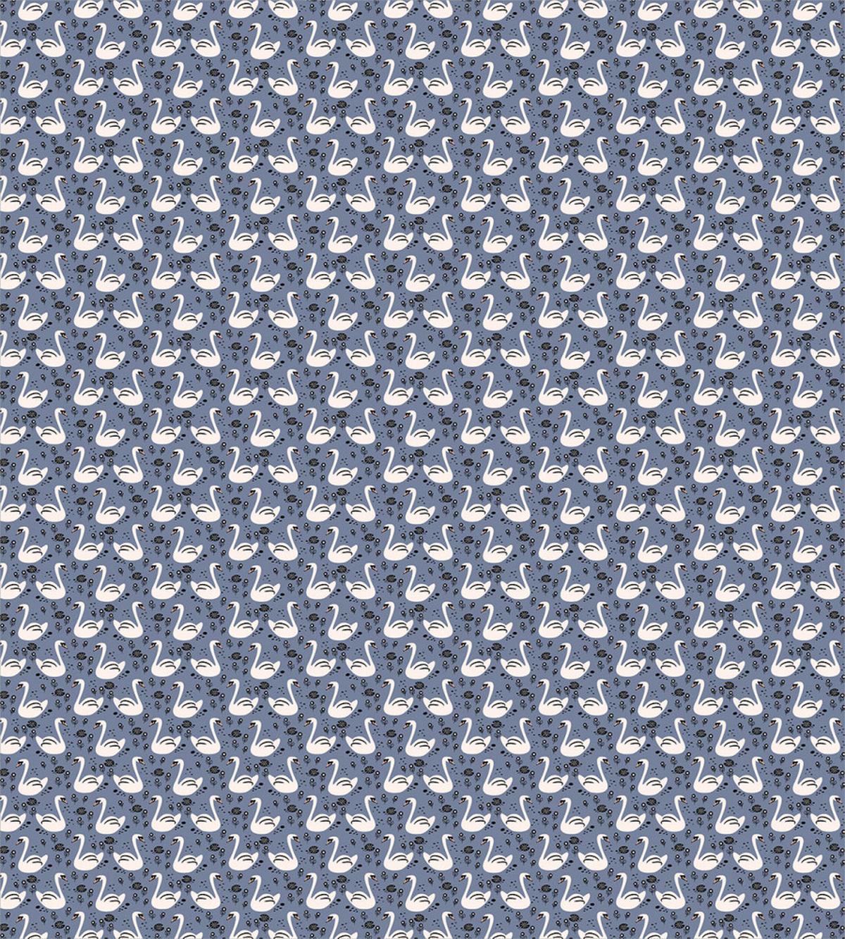 Delicate Lake Animal Lotus — Pattern