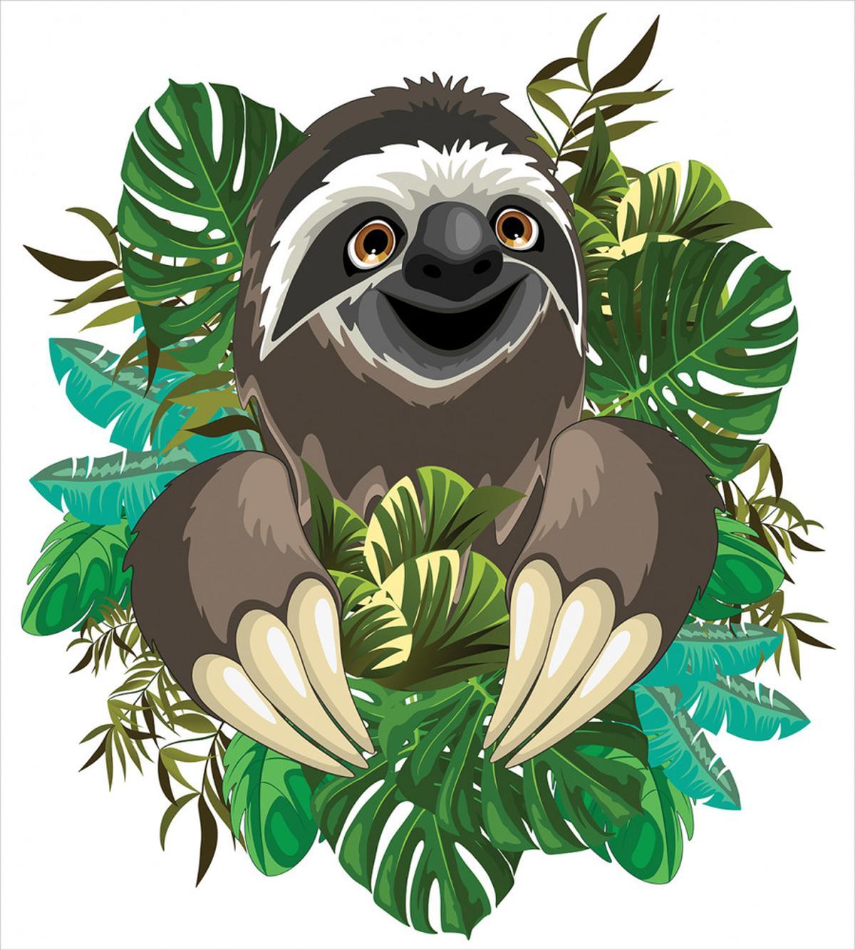 Cartoon Mammal Jungle — Pattern