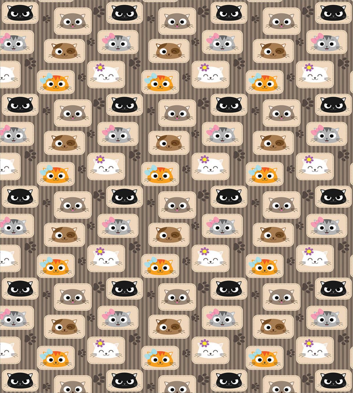 Patchwork Style Silly Faces — Pattern