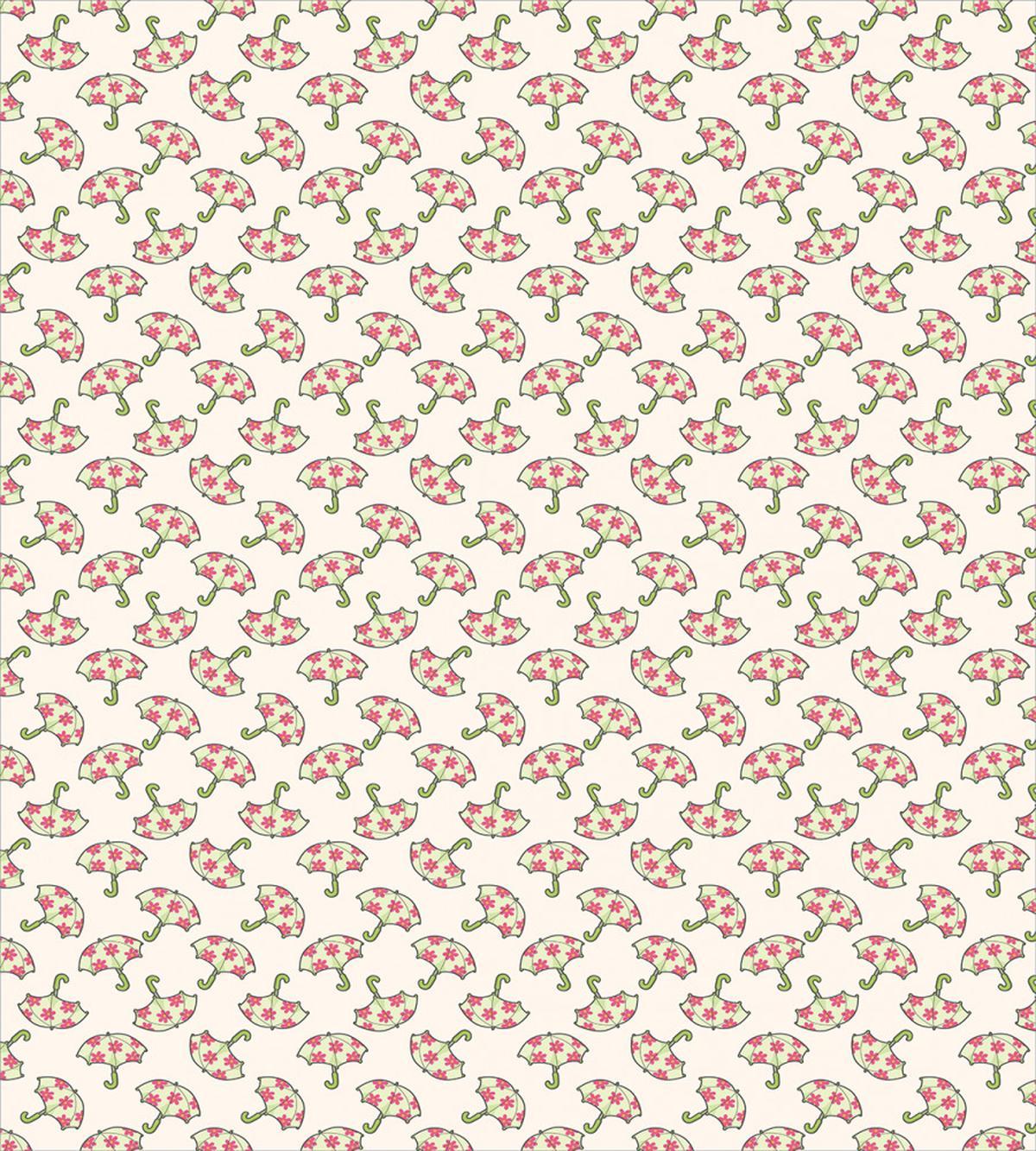 Pink Flowered Parasols — Pattern