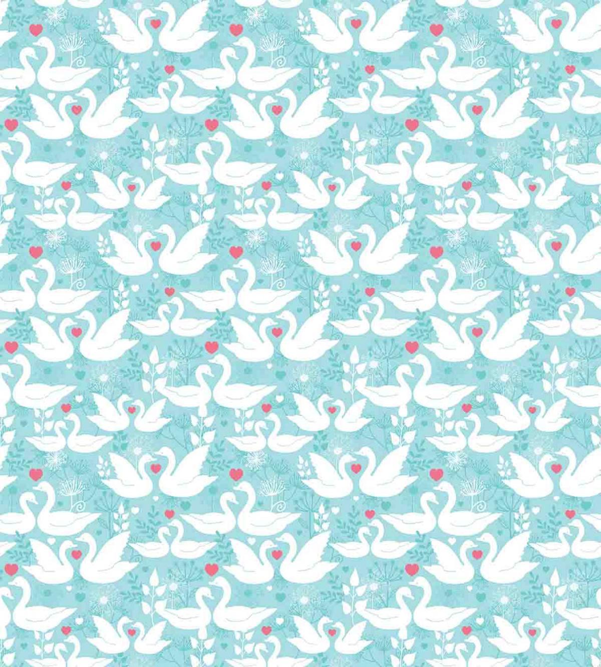 Swans in Love Dandelion — Pattern