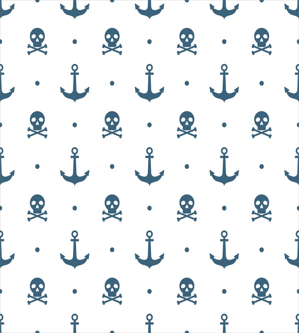 Anchors and Skulls Bones — Pattern