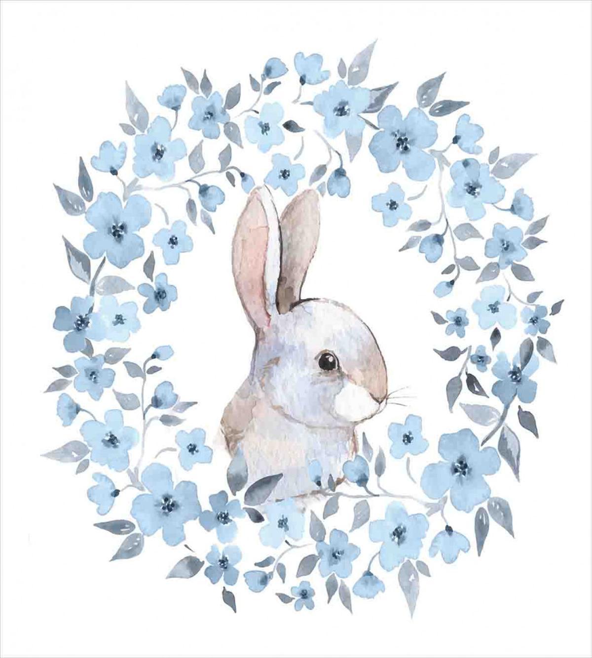 Rabbit Portrait — Pattern