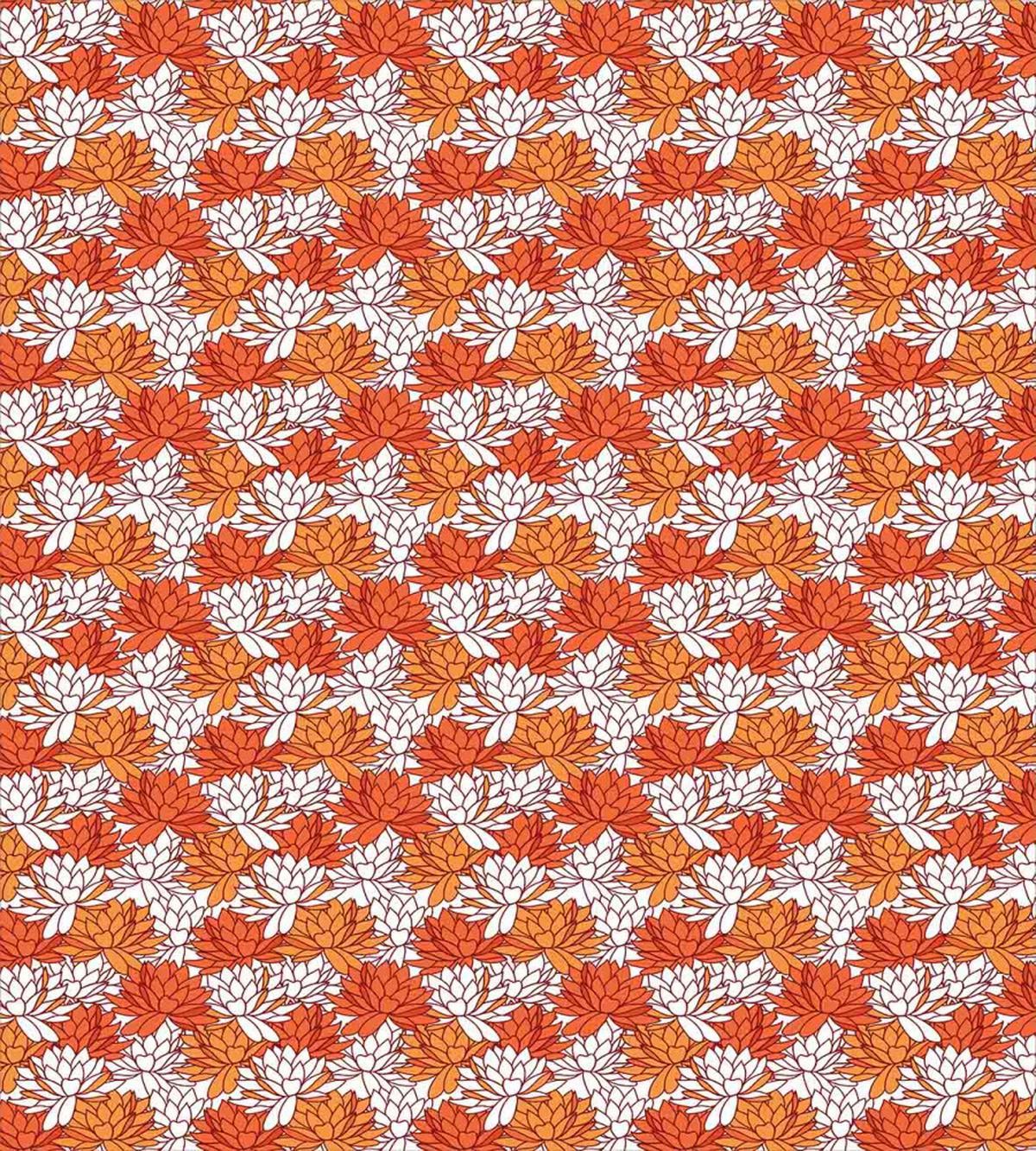 Overlapping Lotus Flower — Pattern