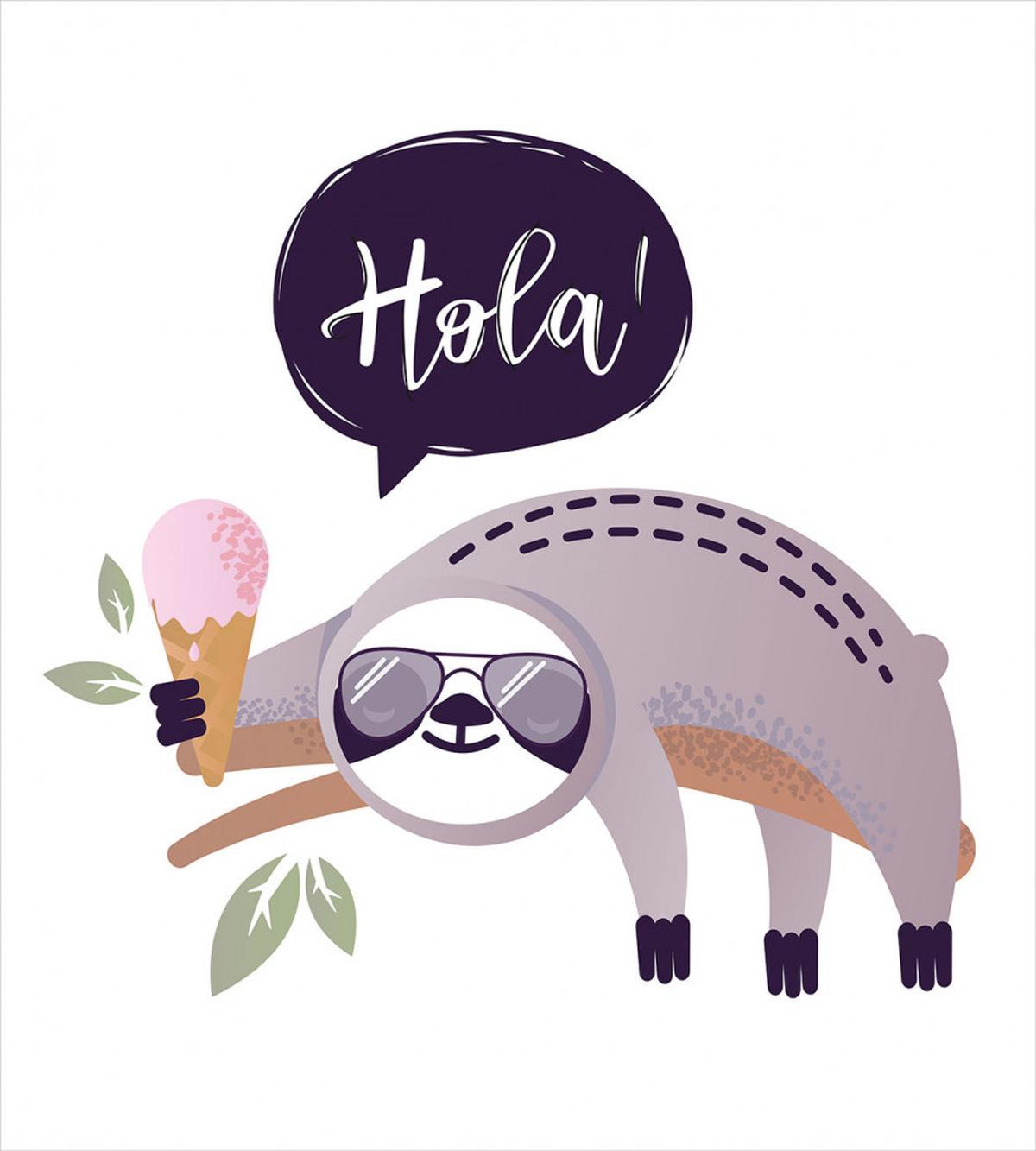 Hola Ice Cream Chilling — Pattern