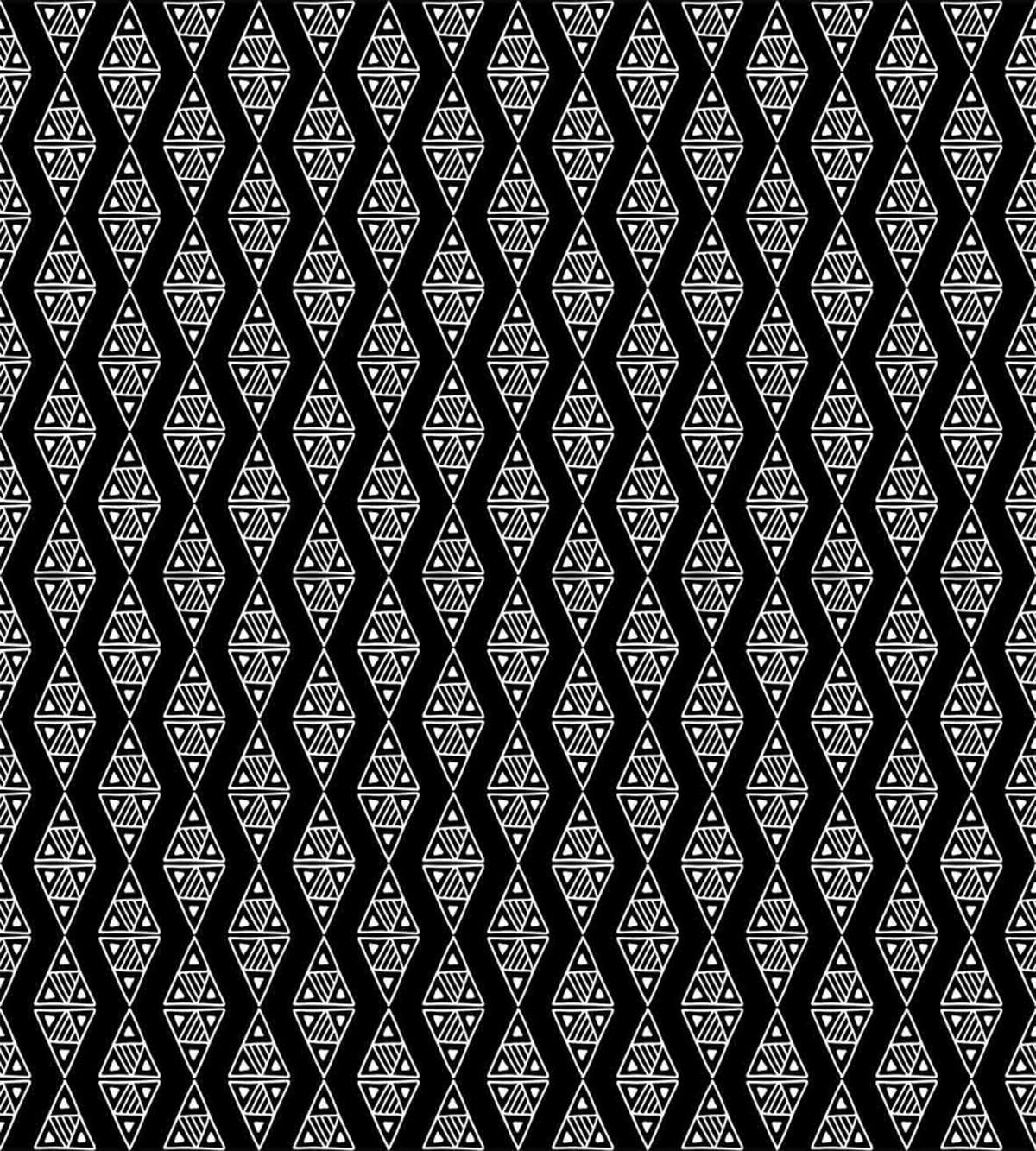 Primitive Triangle Ikat — Pattern
