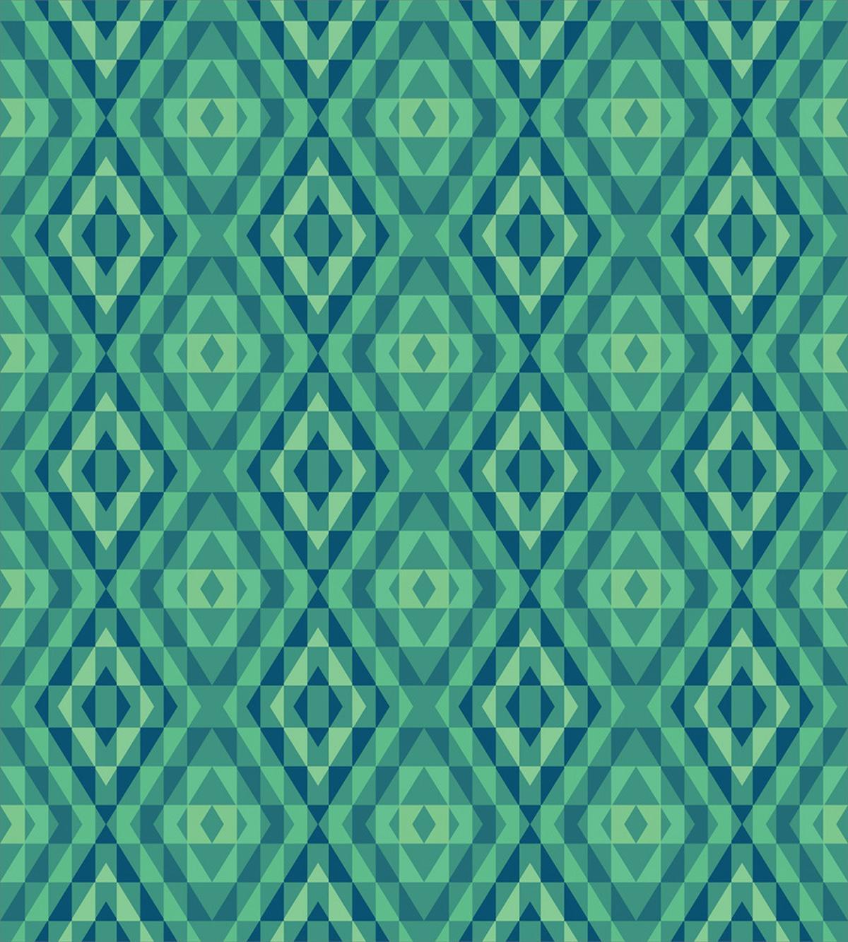 Vivid Colored Shapes — Pattern