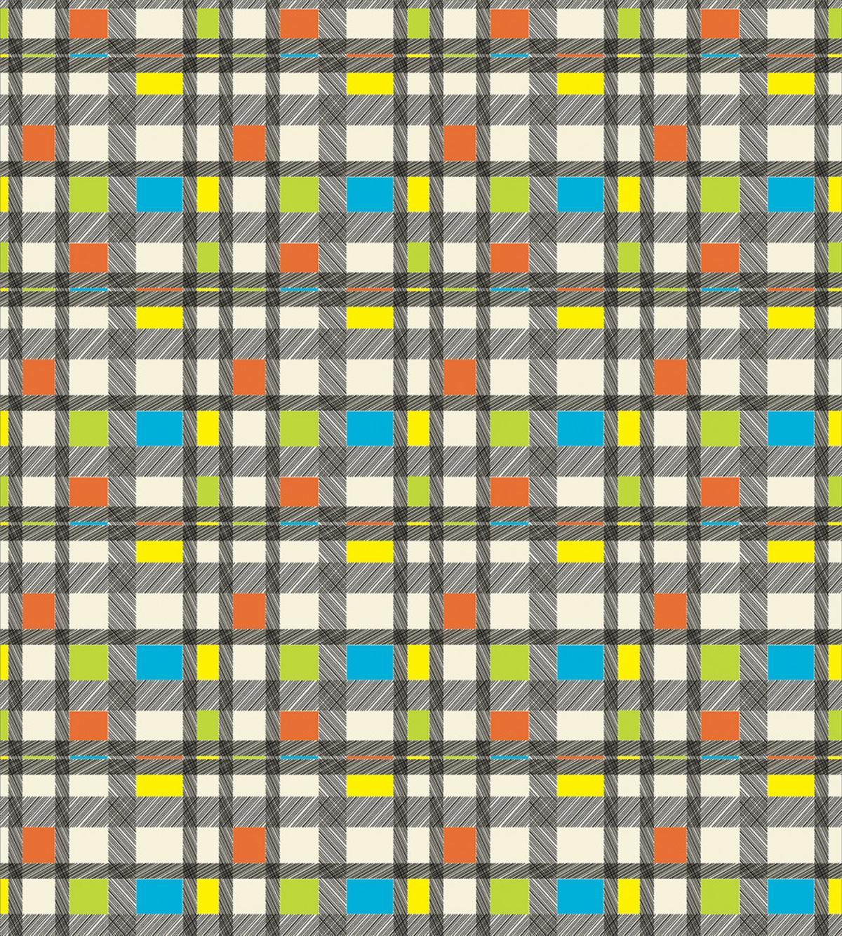 Colorful Tartan Motif — Pattern