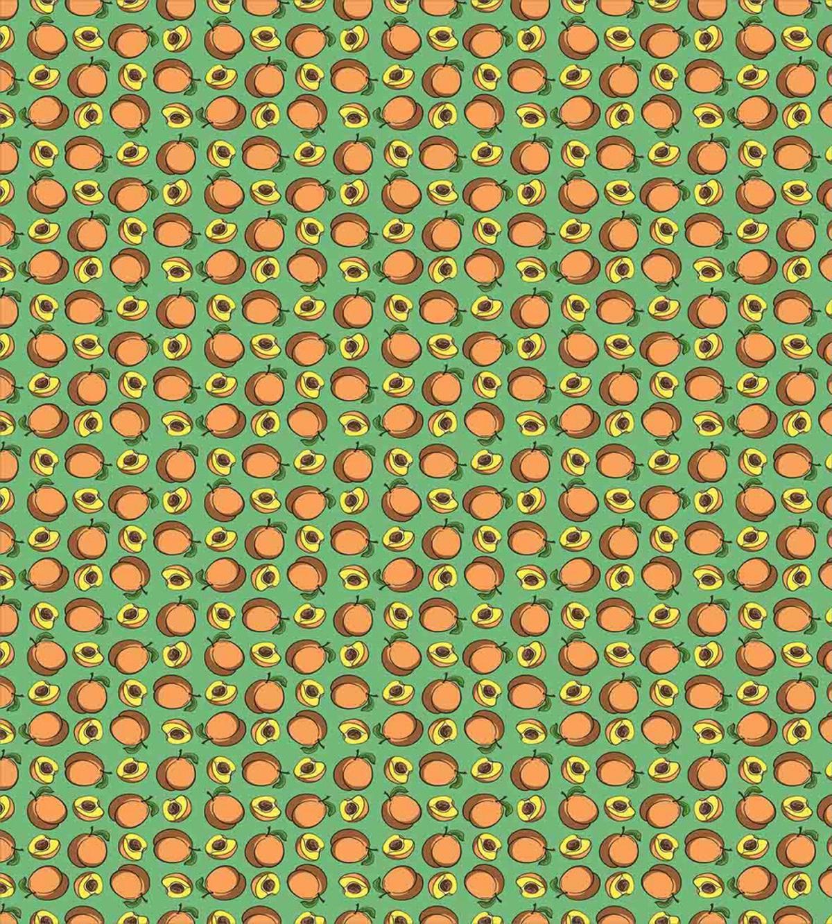 Half Slices Seeds Fruits — Pattern