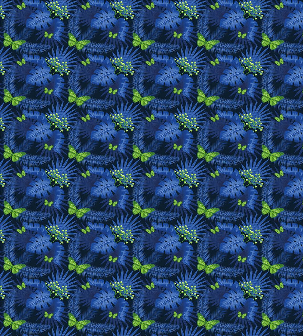 Jungle Plants Butterfly Fern — Pattern