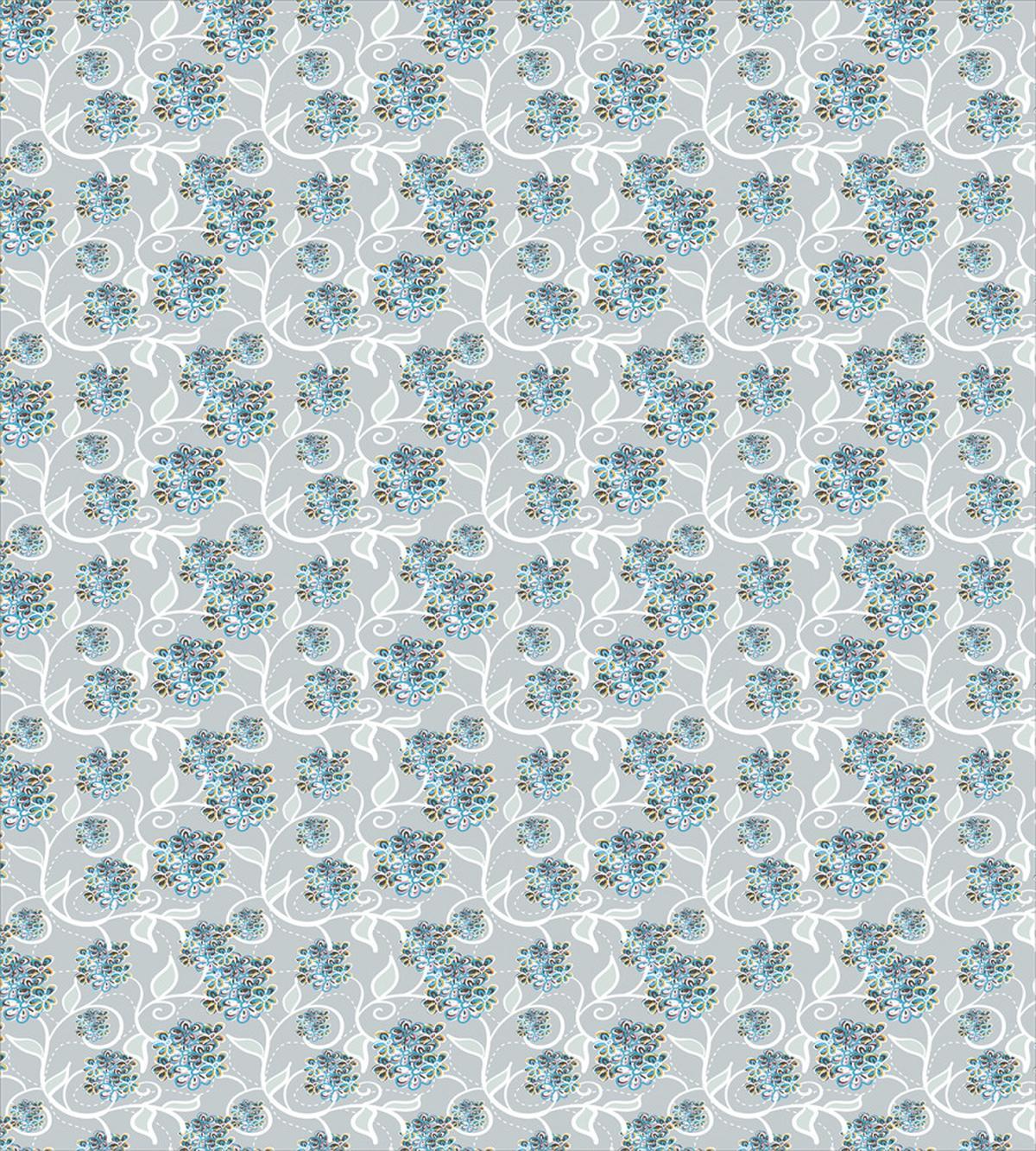 Lilac Doodle Leaves — Pattern