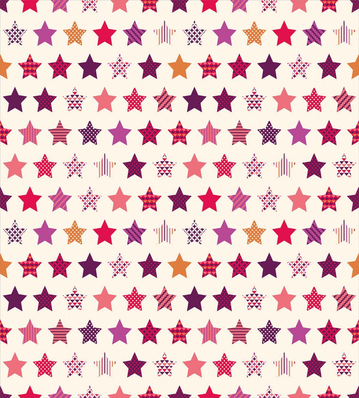 Colorful Stars Ornaments — Pattern