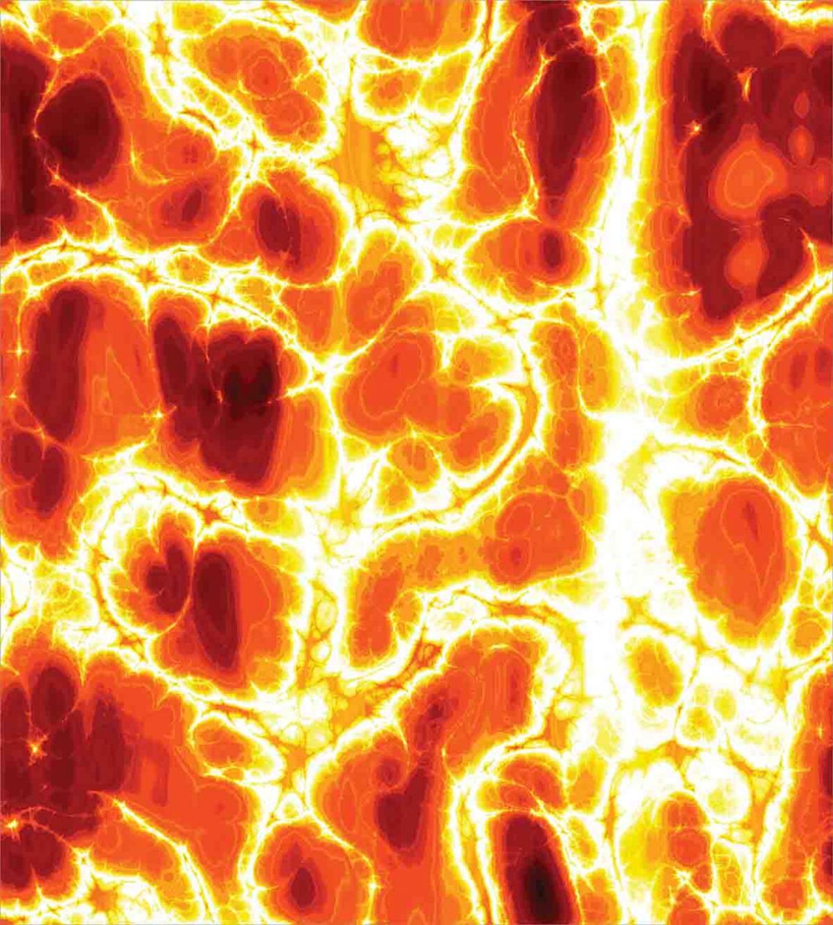 Hot Burning Lava Fire — Pattern