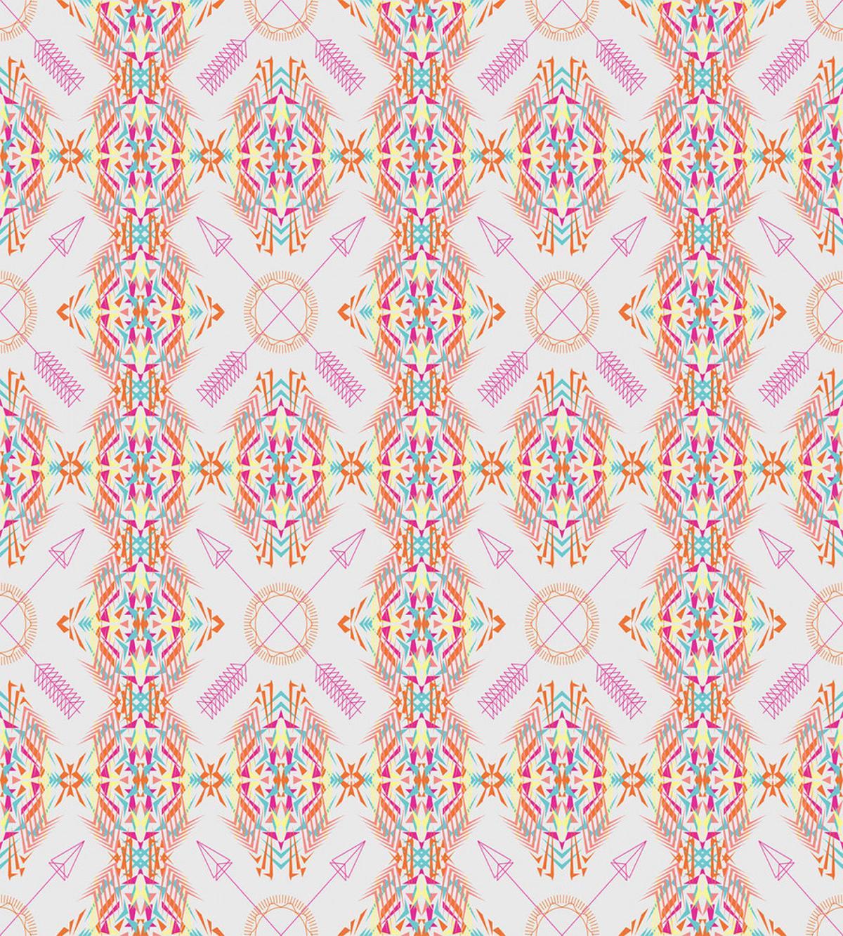 Arrow Motifs Rainbow Colors — Pattern