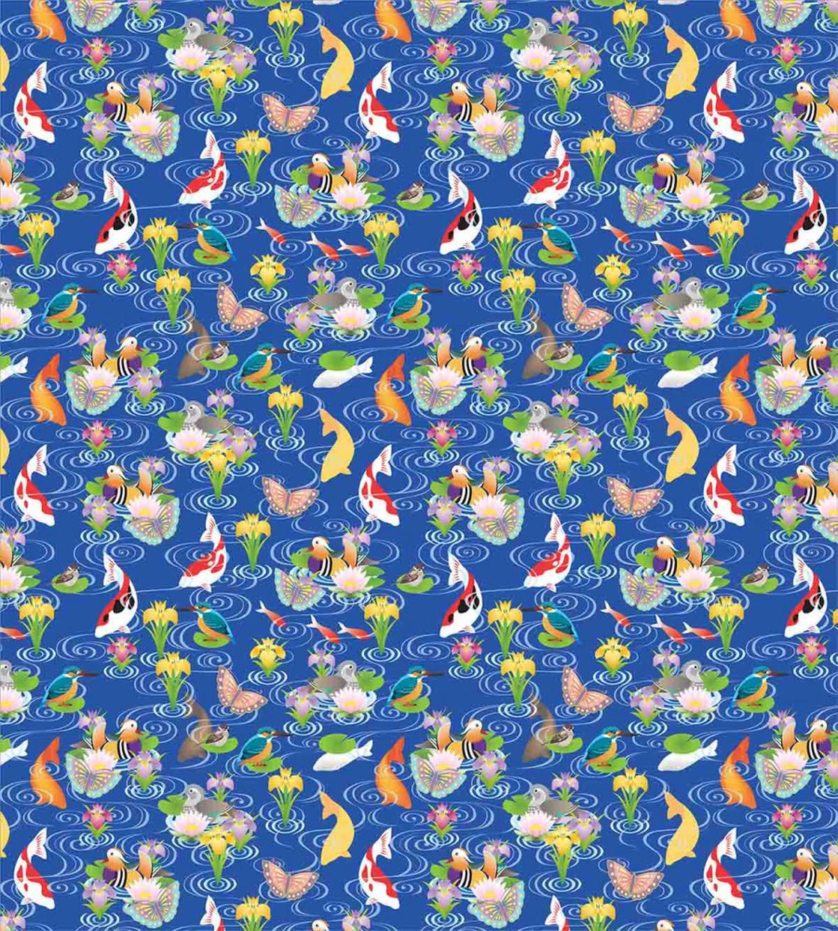 Traditional Koi Pond — Pattern