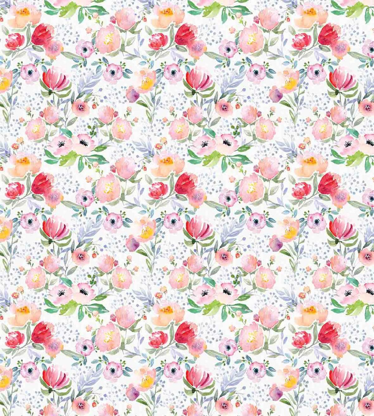 Colored Spring Flowers — Pattern