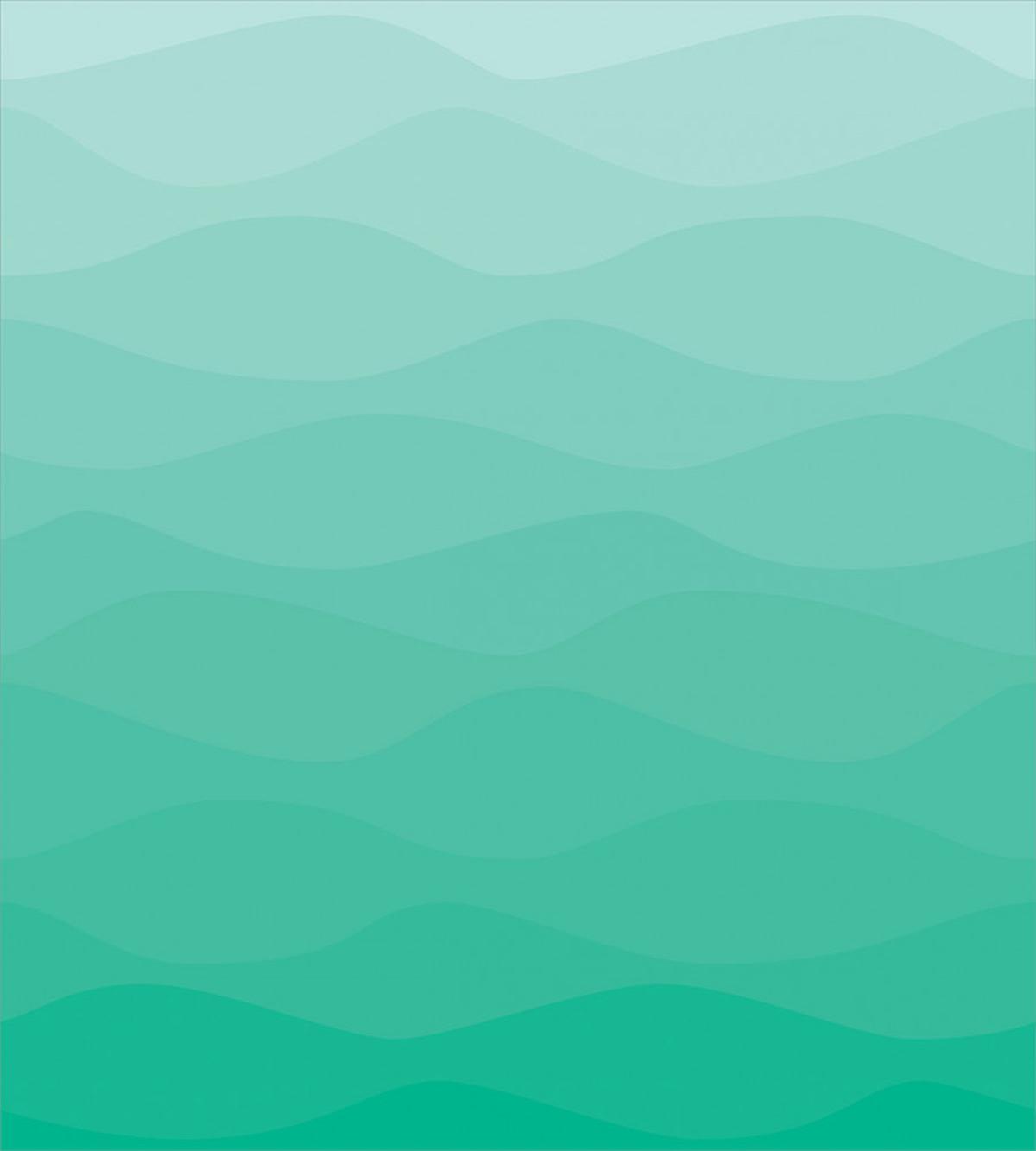 Tender Color Change Waves Art — Pattern