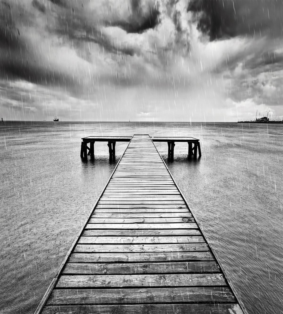 Old Pier on Sea — Pattern