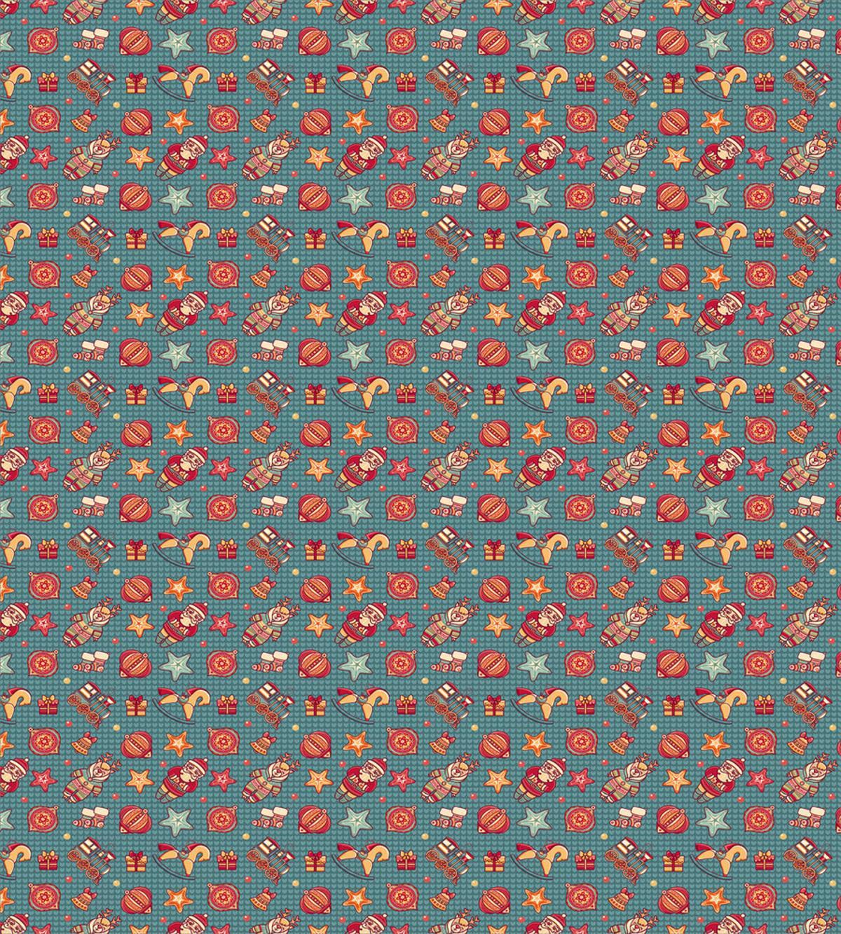 Noel Themed Cartoon — Pattern