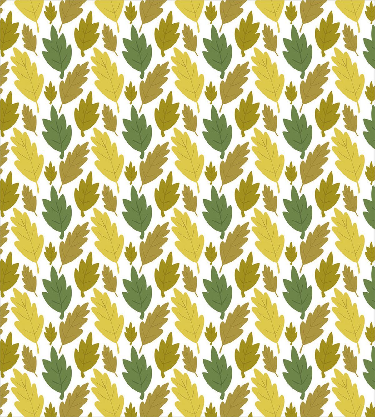 Scattered Fall Time Leaves — Pattern
