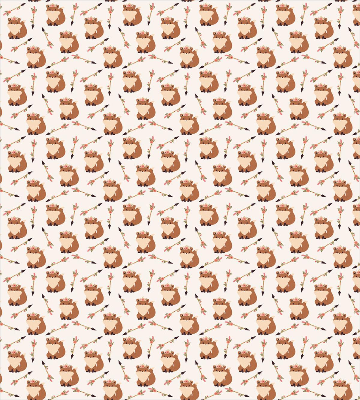 Cartoon Animal with Arrows — Pattern