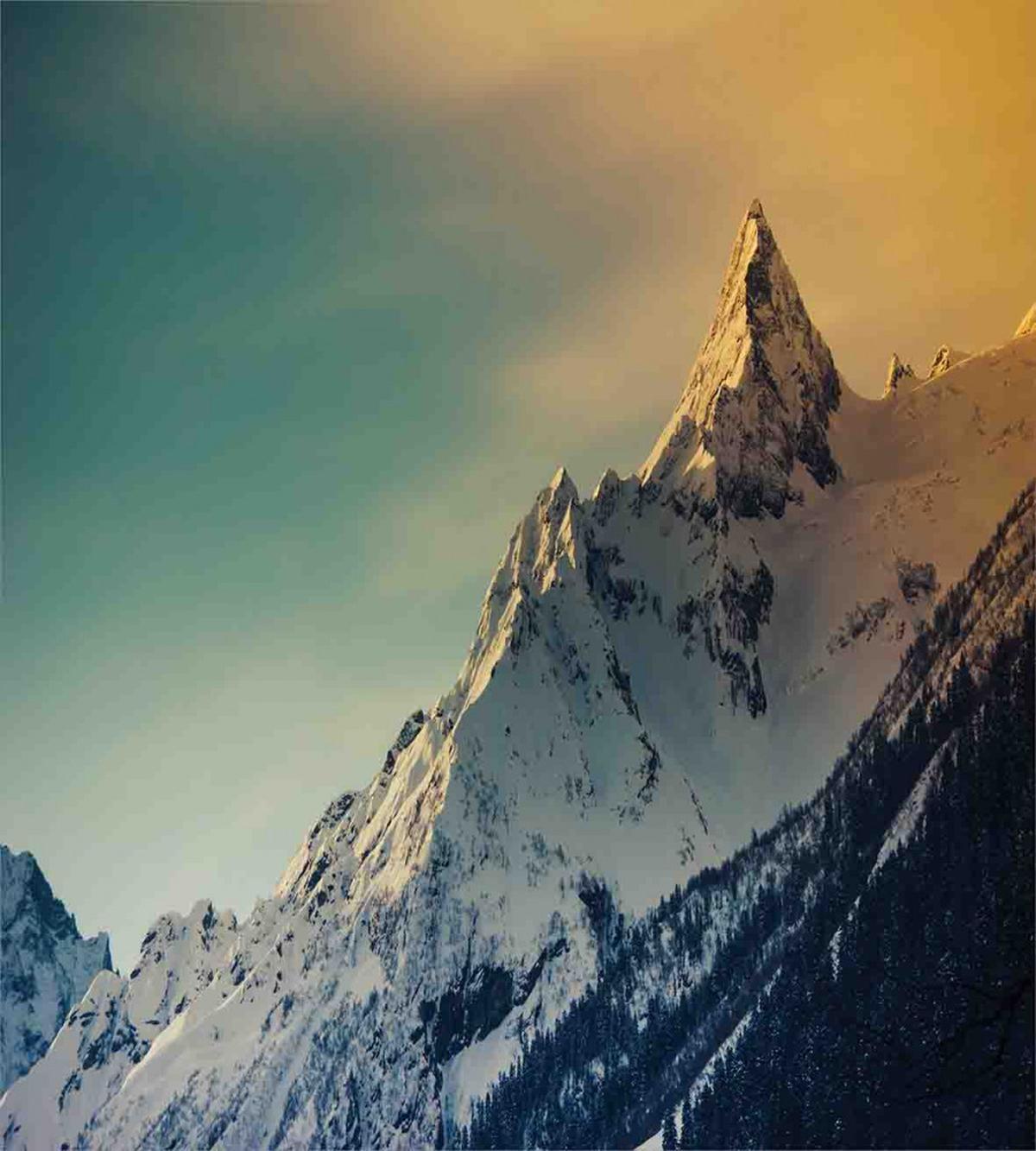 Winter Landscape Panorama — Pattern