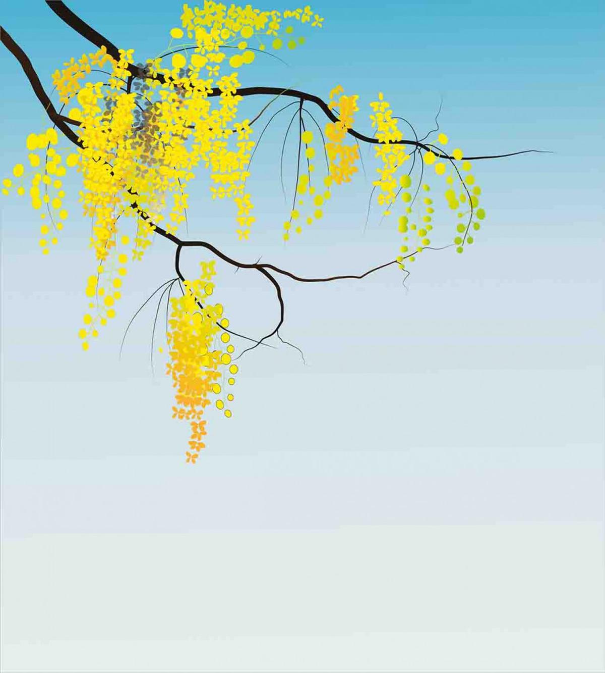 Flowers Bud Blossom Artwork — Pattern