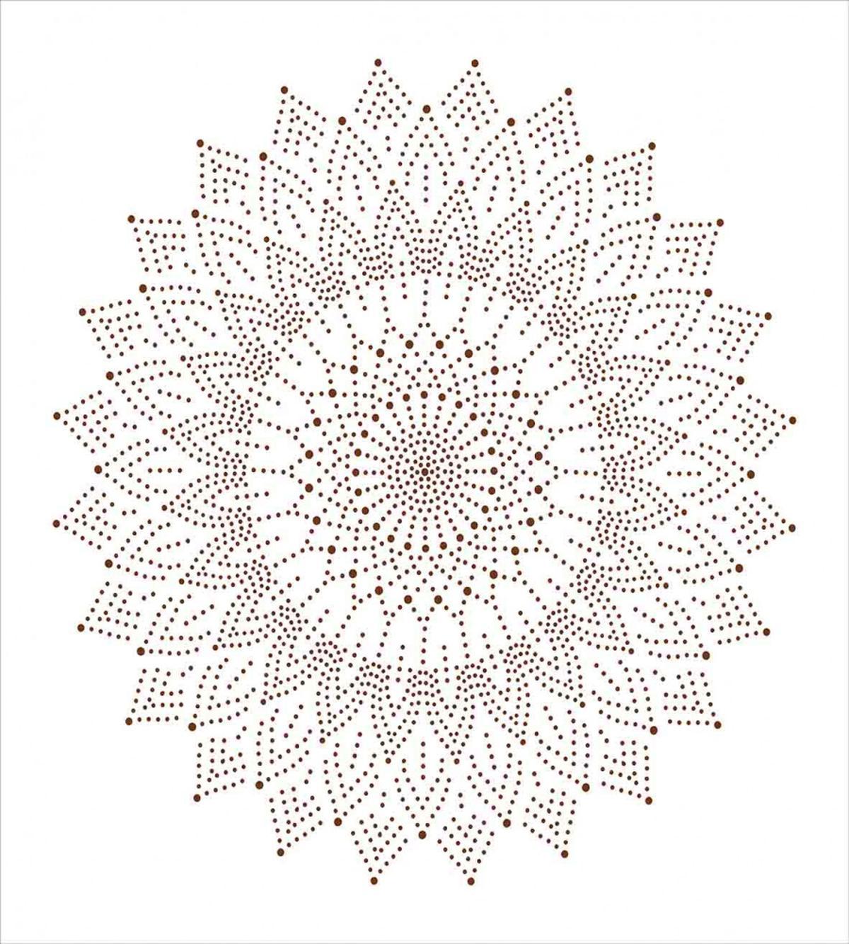 Pointillist Lace Art — Pattern