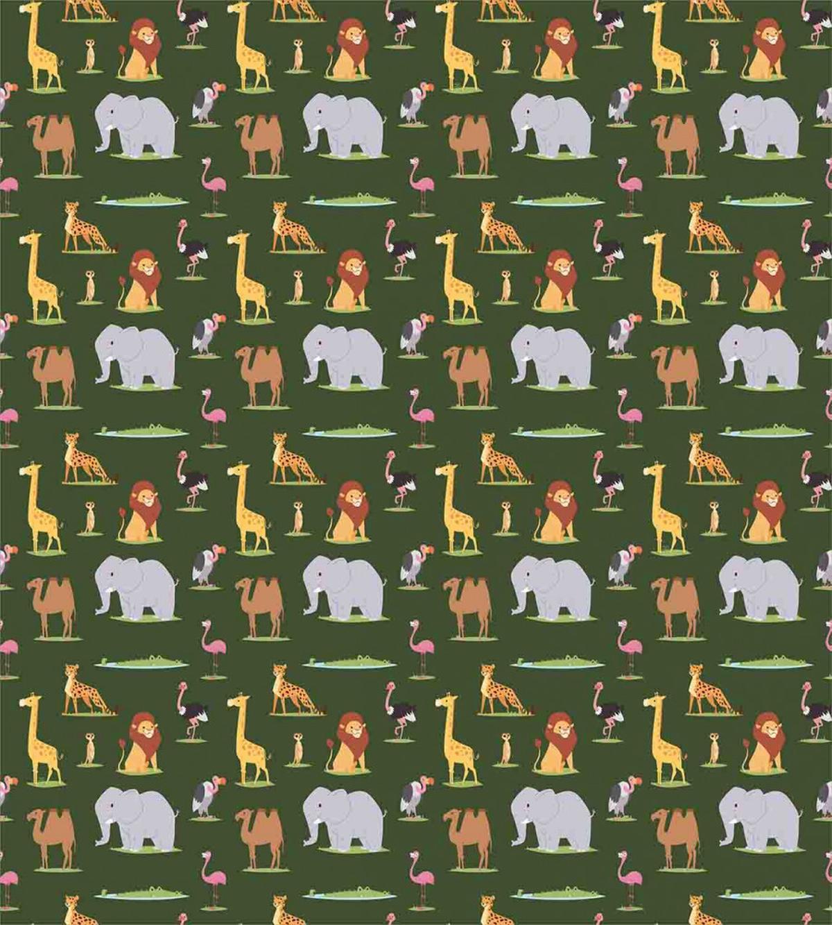Leopard Elephant Camel — Pattern