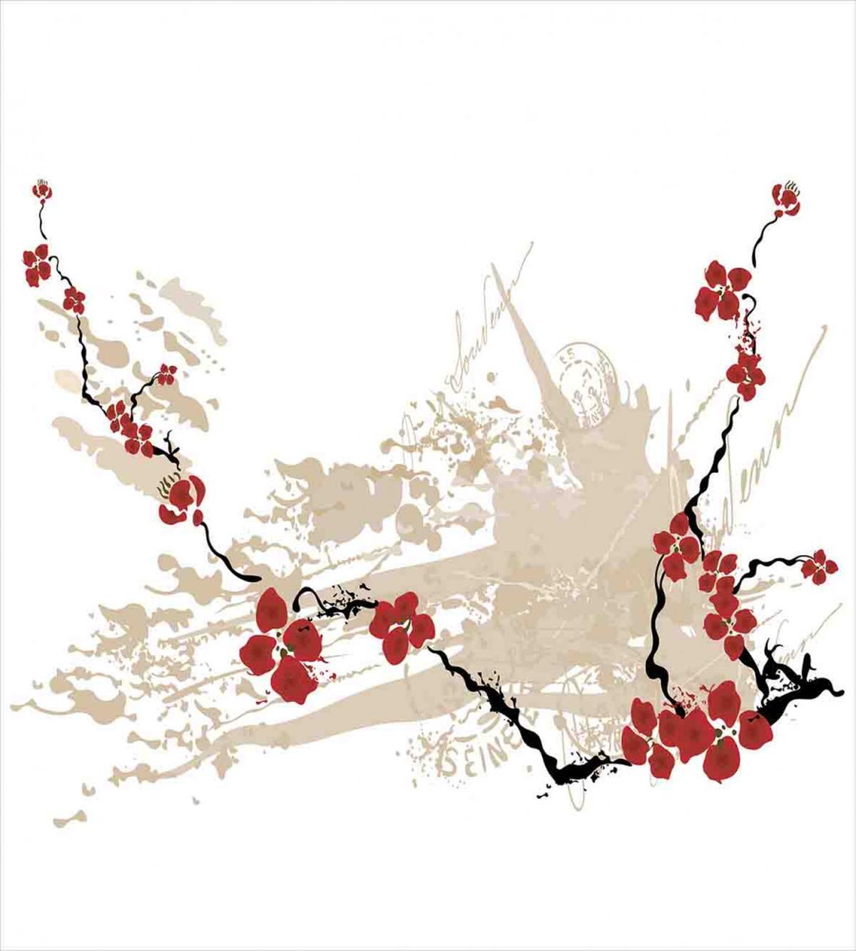 Japan Sakura Flowers — Pattern