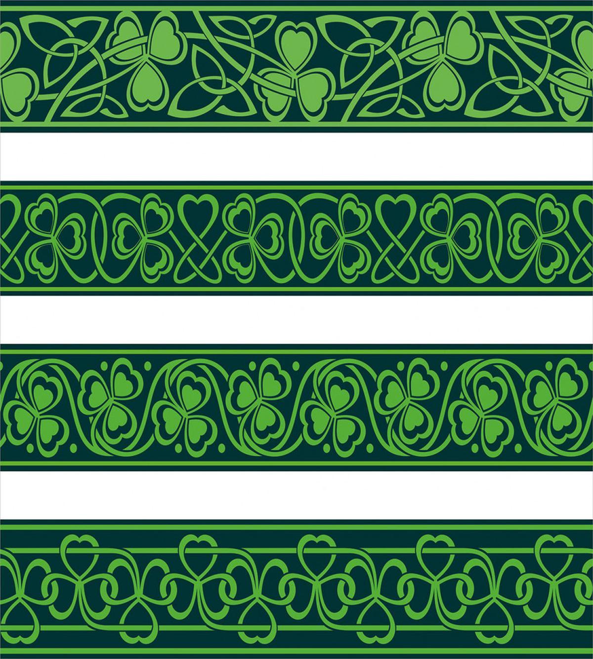 Shamrock Borders Art — Pattern