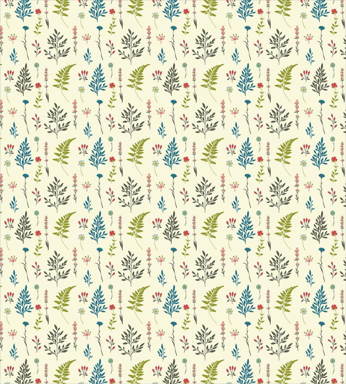 Rhythmic Fern Leaves Herbs — Pattern