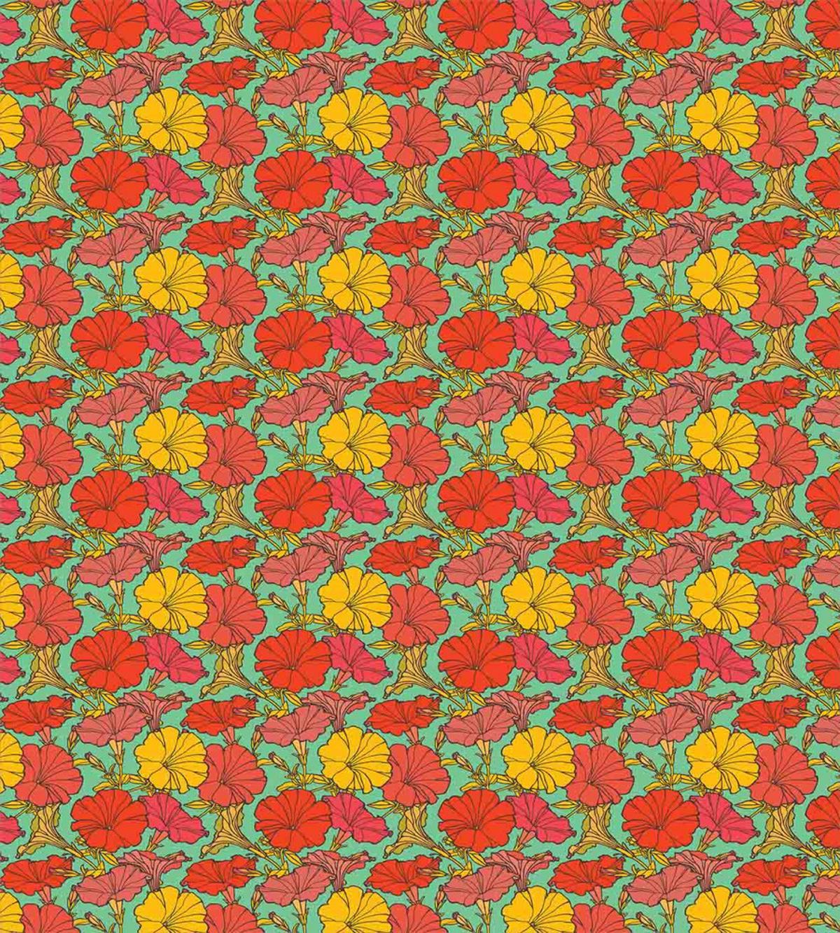 Botany Sketch Flora — Pattern