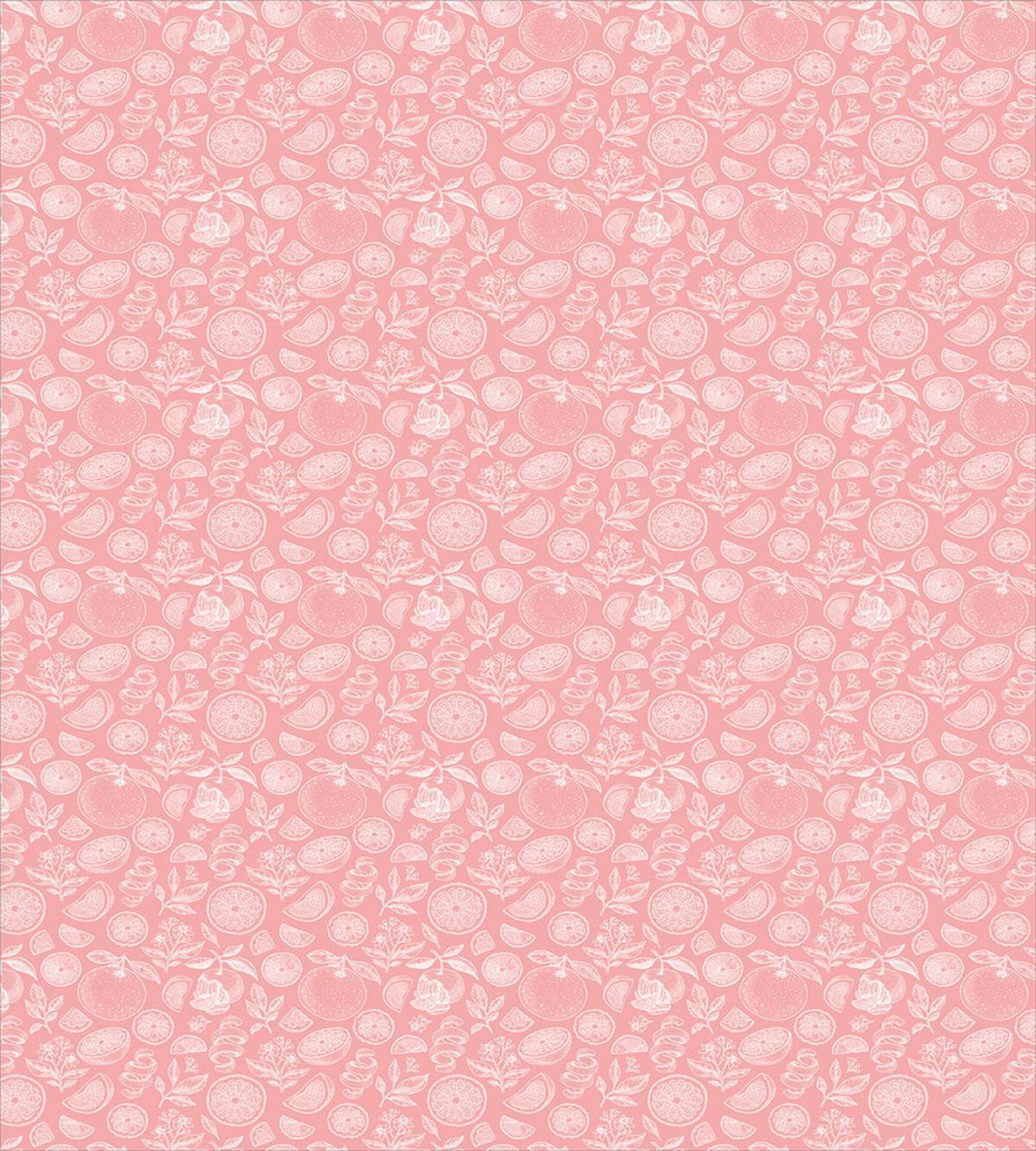 Orange Peel Flowers Art — Pattern