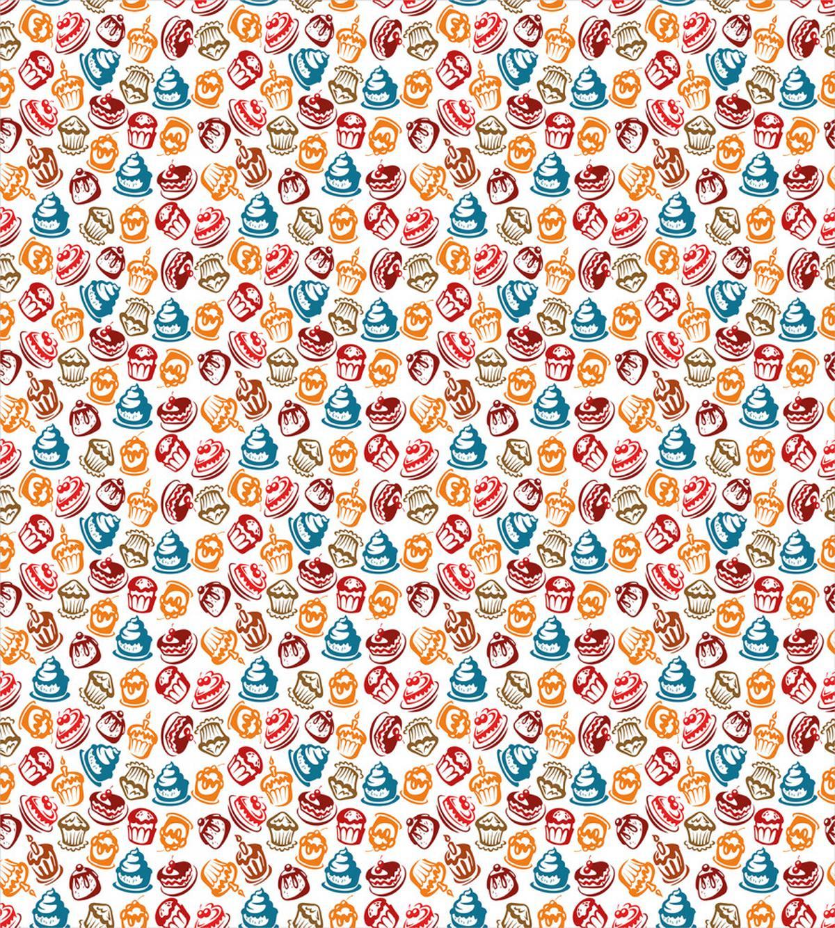 Cupcakes Cakes Creams — Pattern