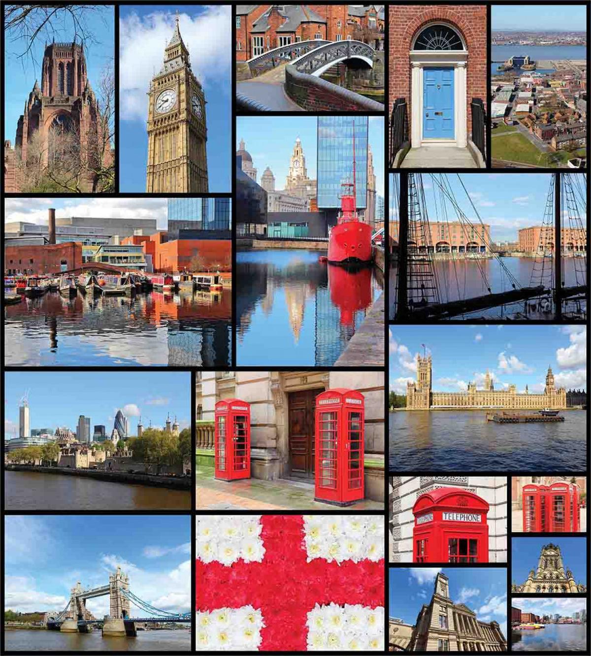 City Landmarks Floral — Pattern