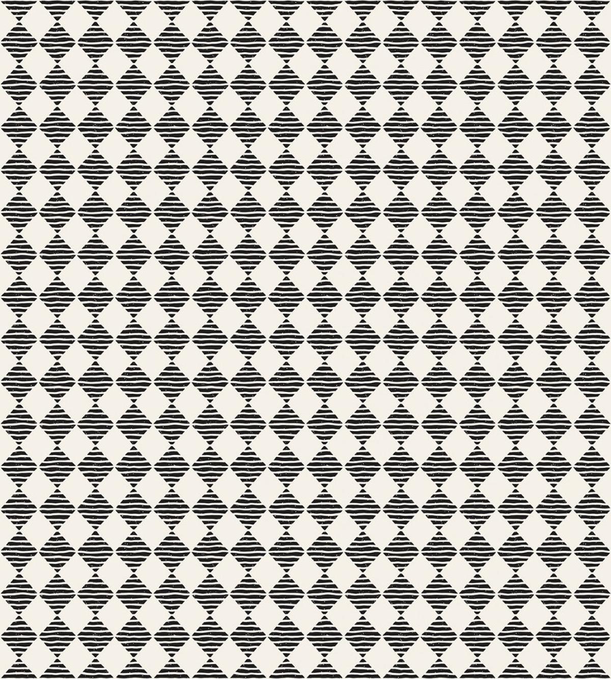 Rhombuses with Wavy Lines — Pattern