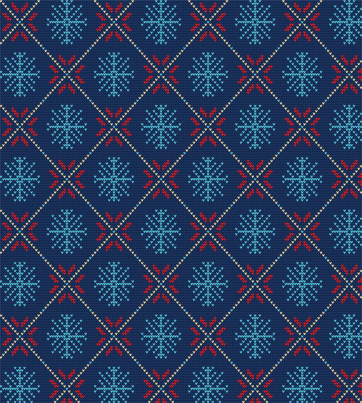 Vintage Snowflake Motifs — Pattern