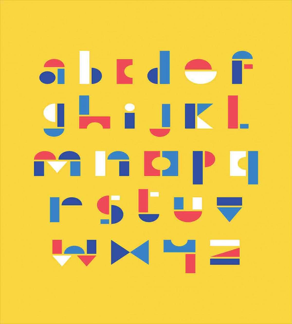 Geometric Small Letters — Pattern