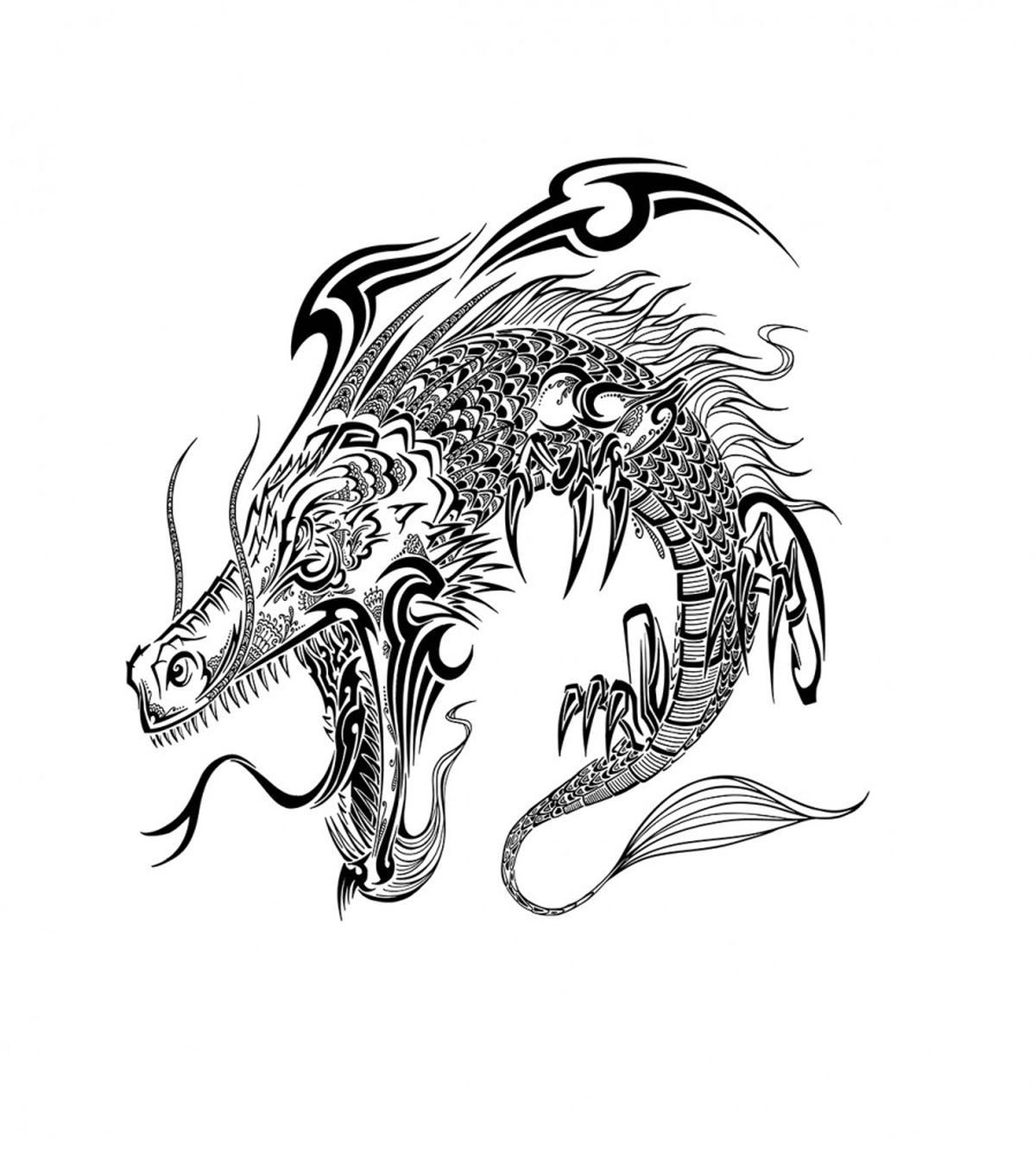 Roaring Dangerous Monster — Pattern
