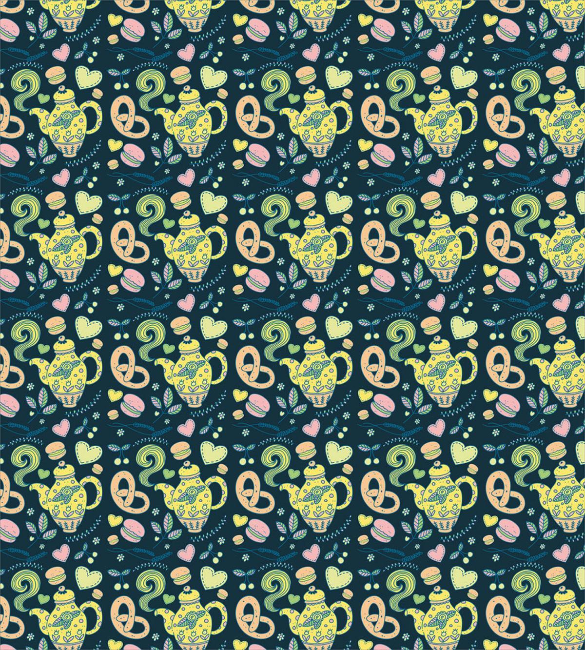 Pots Macaroons and Hearts — Pattern