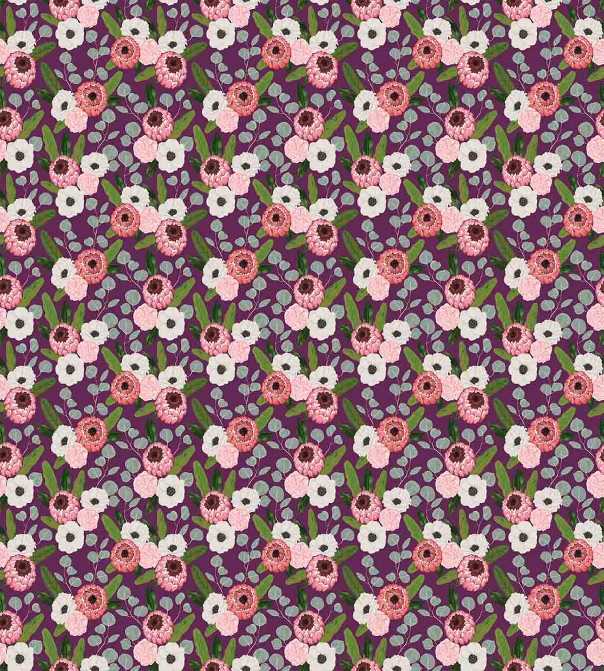 Vibrant Flower Leaves — Pattern