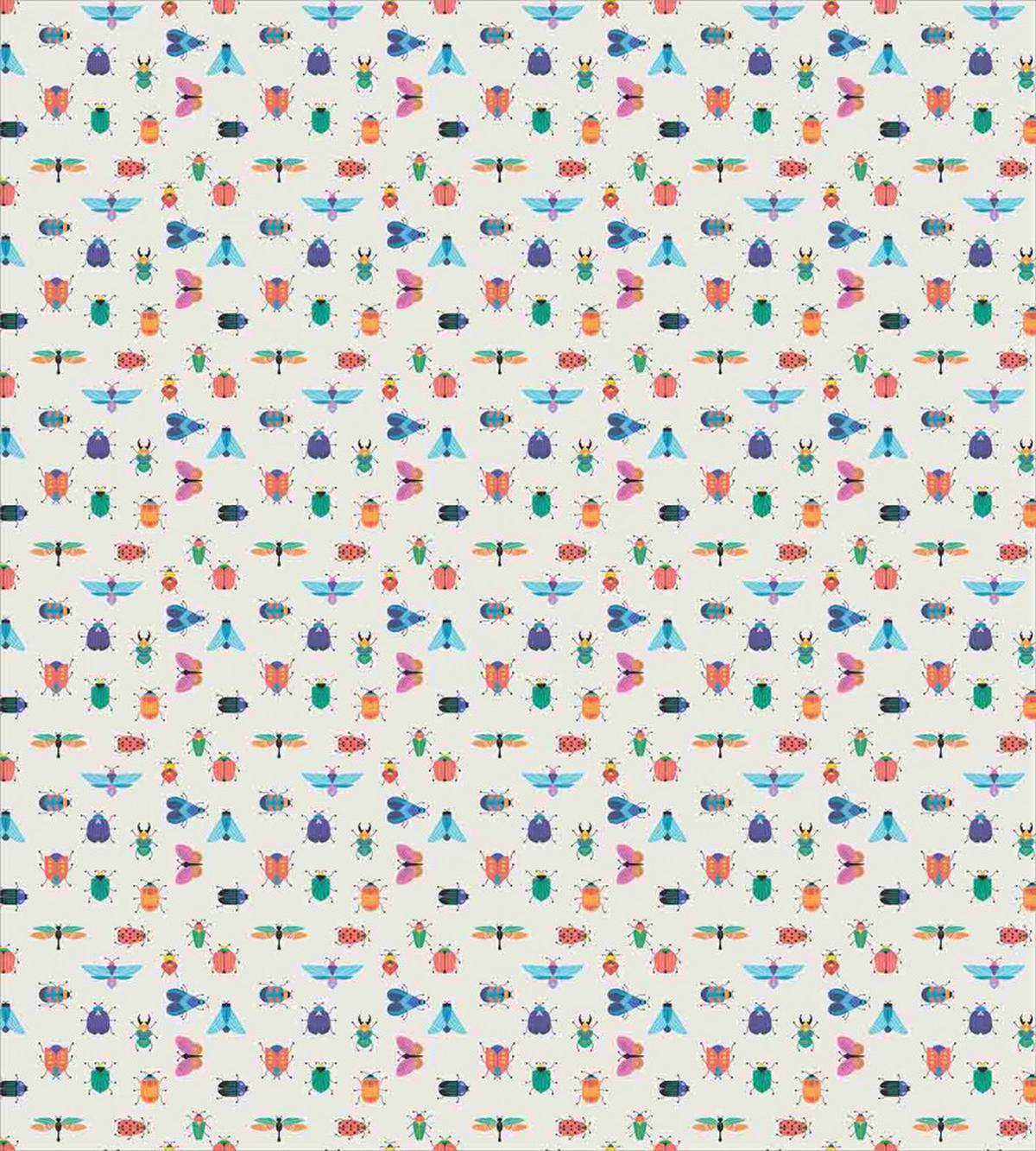Cartoon Winged Insects — Pattern
